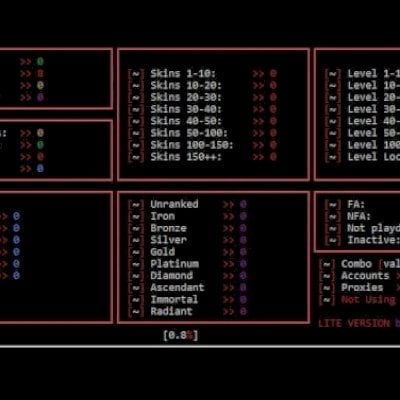 🚀 CHECKER VALORANT PROFISSIONAL | Verifique Skins, Rank e Mais!