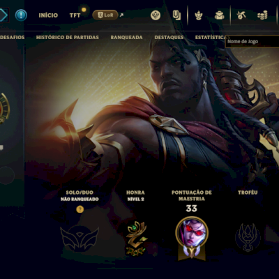 Conta Nivel: 39, Campeões: 25, Skins: 4