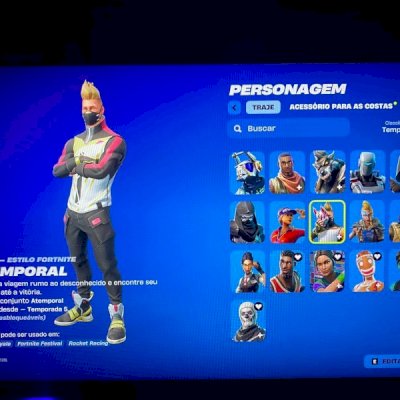 CONTA FORTNITE OG TEMPORADA 5 CAPITULO 1 COM + 160 SKINS