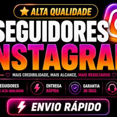 Seguidores, curtidas, views