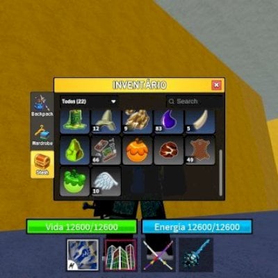 Vende-se conta de blox fruit