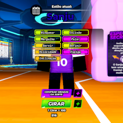 Conta De Volleyball Legends Sanju + Kisuki