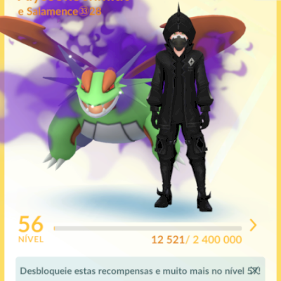CONTA LVL 56 |✨101 SHINY |💯59 HUNDO |💯3 SHUNDO |🌙38 LENDÁRIO |💎800K STARDUST