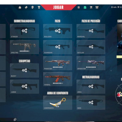 Conta Valorant Muitas Skins