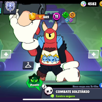 CONTA BRAWL 43 BRAWLERS E 3 PRESTIGIOS