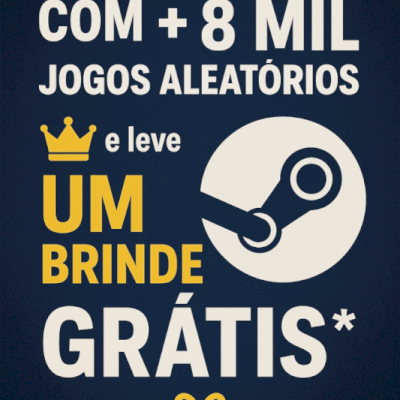 Coleção Gigante: Conta Steam com 8.000 Jogos e um 👑SUPER PROMOÇÃO👑