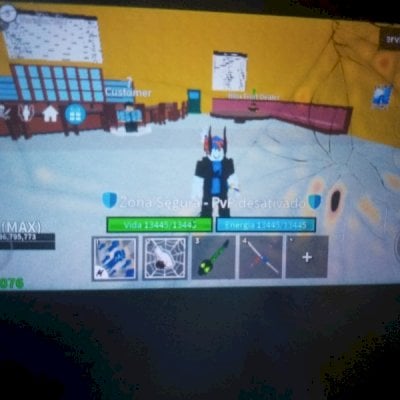 Conta blox fruit todas raças v4 level max