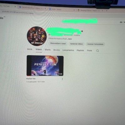 canal do youtube com selo de artista a venda