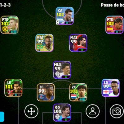 Conta Efootball Força 3093 3 Icons e 2 Showtimes Brabos