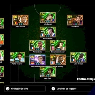 CONTA EFOOTBALL DE PLAYSTATION PRONTA PARA COMPETITIVO
