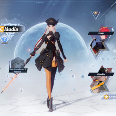 Conta tower fantasy com claudia e samir com armas assinaturas