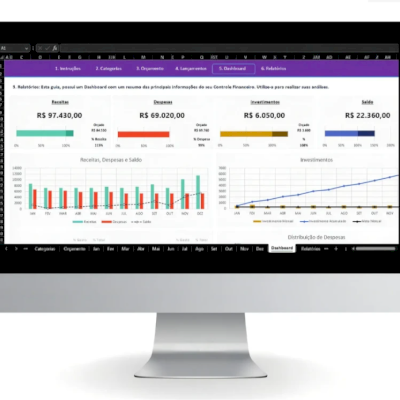 PLANILHA CONTROLE FINANCEIRO | EXCEL PESSOAL ATUALIZADA 2026