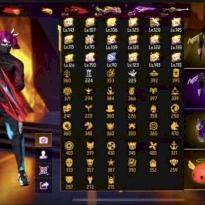 Conta free fire prime 8