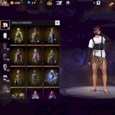 CONTA FREE FIRE INSANA
