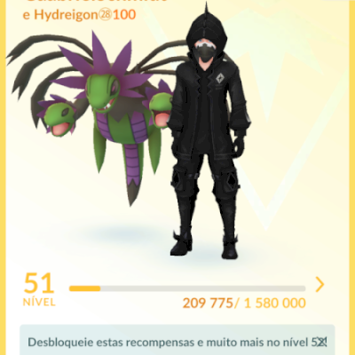 CONTA LVL 51 |✨112 SHINY |💯54 HUNDO |💯2 SHUNDO |🌙13 LENDÁRIO |💎1M STARDUST