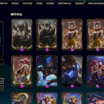 CONTA LOL BR | PAX TF | 1530 SKINS | 92 PRESTÍGIO | 6 ULTIMATE | 323 CROMAS