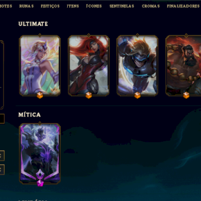 Conta excelente de lol