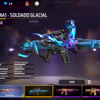 Vendo conta lvl 68, com famas raríssima viúva negra azul, com diversas skins