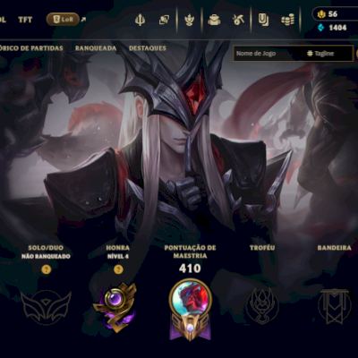 Conta MONO YONE (+1KK MAESTRIA) + AHRI LENDA ASCENDIDA