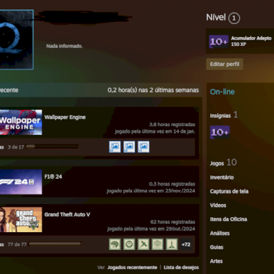 Conta STEAM Com Jogos top