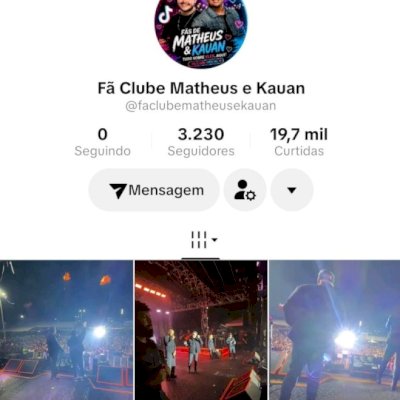 Vendo conta do tik Tok engajada