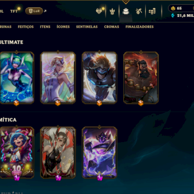 Conta de LOL (season 3) e Valorant