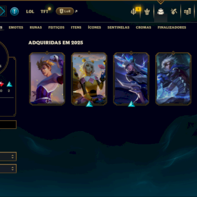 Esmeralda 3 com 55 Champs e 4 Skins ( MONO ADC )