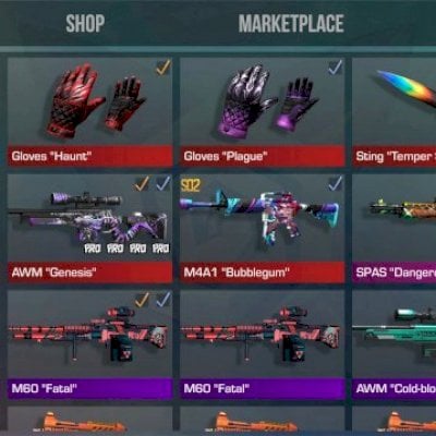 Standoff 2, 3 facas 2 luvas 1k de horas