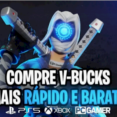 VBUCKS MAIS BARATOS, MAIOR VENDEDOR E 100% CONFIÁVEL !