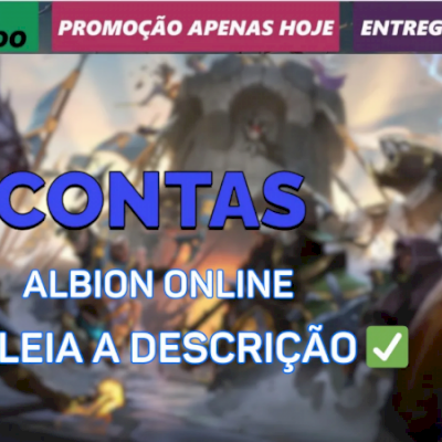 🥈 Albion Online - Contas Com Prata e Maestria Upadas - Escolha a Conta