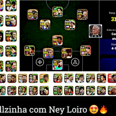 Conta efootball braba 🔥 Com todos seus jogadores preferidos