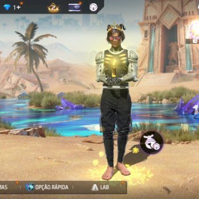 CONTA RARA FREE FIRE – NARUTO + BLUE LOCK + PASSE MARIONETES |FULL ACESSO!