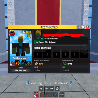 Conta Blox Fruits 10M+ De Beli + Level Max + TTK + CDK + FRUTAS NO INVENTARIO