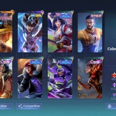 Conta no Mítico e várias skins