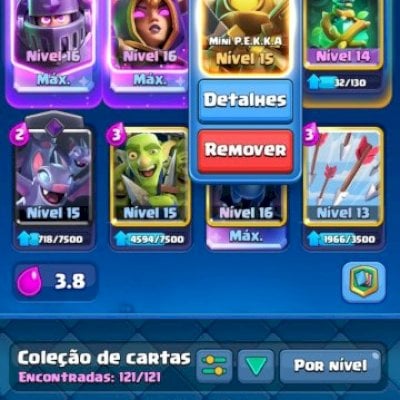 Conta clash royale arena 27