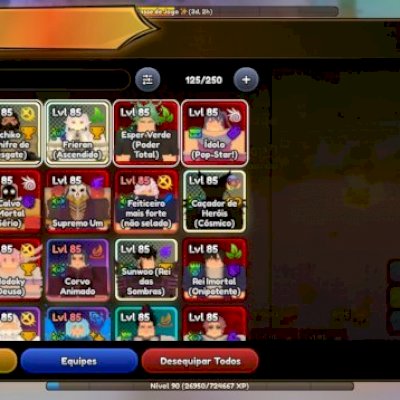 Vendendo conta, last stand, anime vanguard, arise crossover e etc