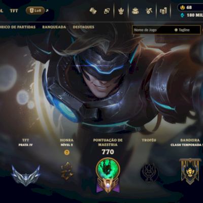 100% SEGURA / PODE ALTERAR E-MAIL E SENHA / 314 SKINS / TODOS CAMPEÕES