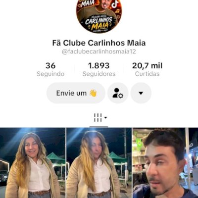 Vendo conta do tik Tok engajada