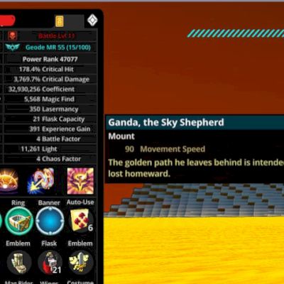 Conta Trove 47k PR com GANDA