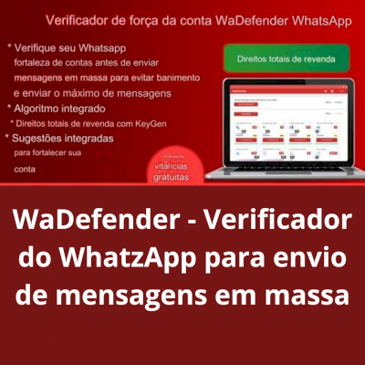 WaDefender - Verificador do WhatzApp para envio em massa