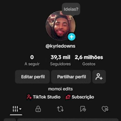 Conta monetizada com 39.3 mil seguidores no tik tok