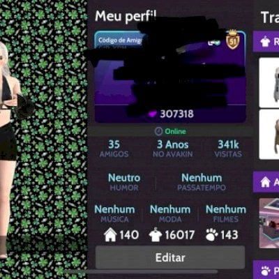 CONTA SUPER GEMADA DE AVAKIN LIFE