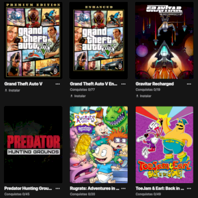 Conta Epic 500+ Jogos