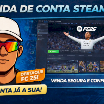 VENDO CONTA DA STEAM COM FC 25 E VARIOS OUTROS JOGOS