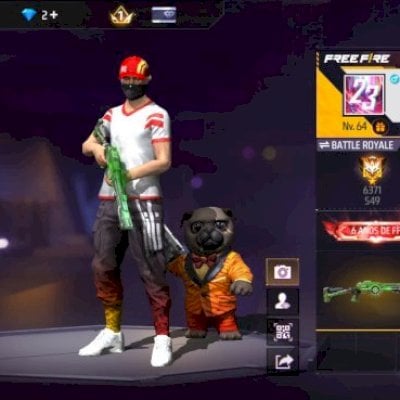 Conta ff 6 anos elite