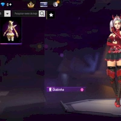 Conta ff nivel 15 com  2 skin