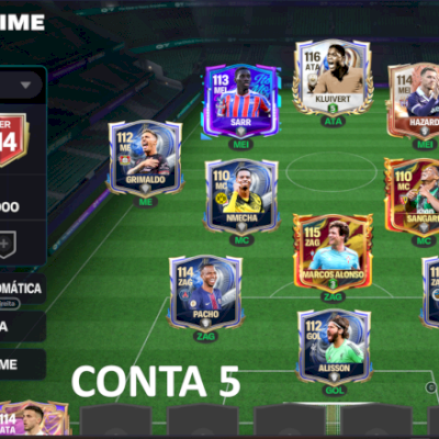 Conta 5 Fifa Mobile - login EA - GER 114 + Kluivert 116