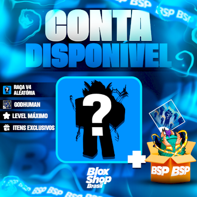 CONTA BLOX FRUITS > 🎁RAÇA V4 ALEATÓRIA + 👊GODHUMAN + LEVEL MÁXIMO