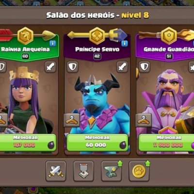 CLASH OF CLANS - CV 15 LV163 DISPONÍVEL