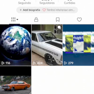 Conta de TikTok com live e seguidores reais